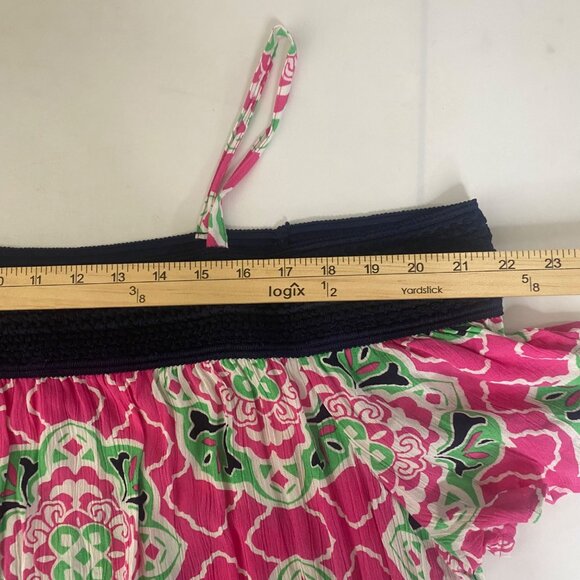 NWT $76 Crown & Ivy Off Shoulder Dress Womens Size 2XL Smocked Lightweight Casua - Picture 7 of 10